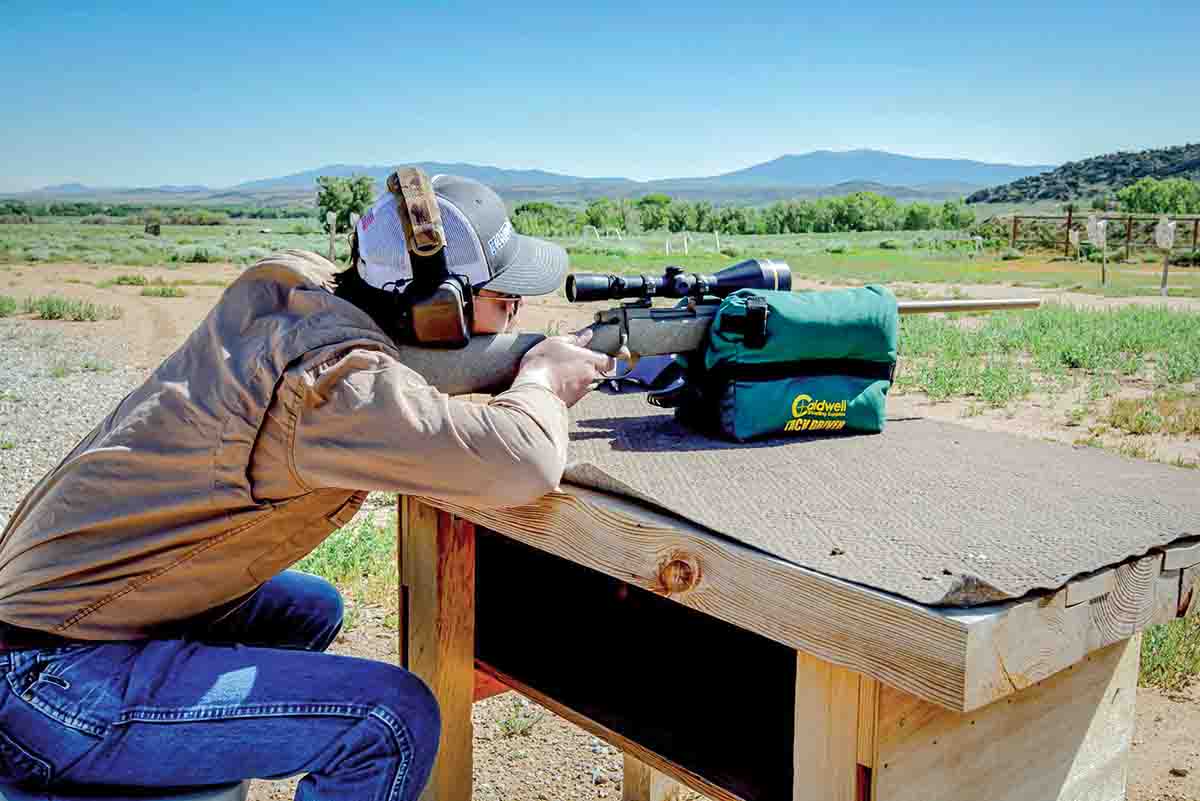 After traveling from Arizona to the Spur Ranch in Wyoming, prior to hunting, the zero was checked on the M48 in 22-250 Remington. In spite of the different environmental conditions, the zero was retained perfectly.